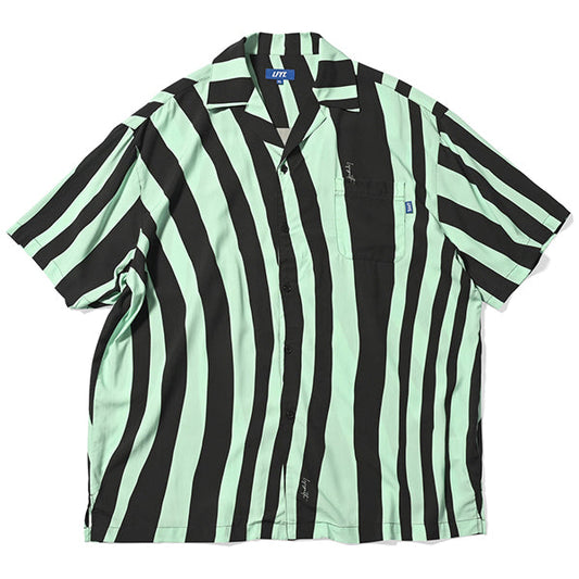 Distorted Stripe S/S Shirt