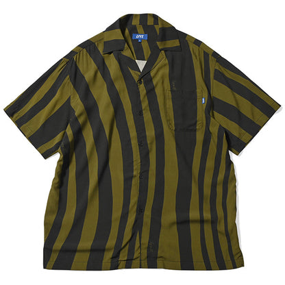 Distorted Stripe S/S Shirt