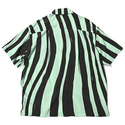 Distorted Stripe S/S Shirt