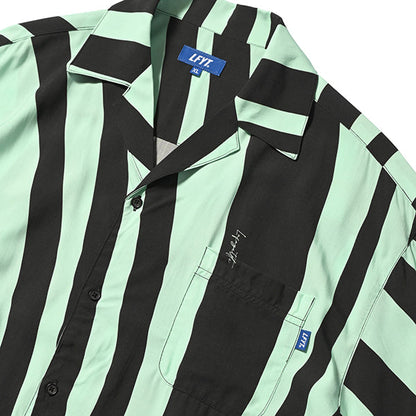 Distorted Stripe S/S Shirt