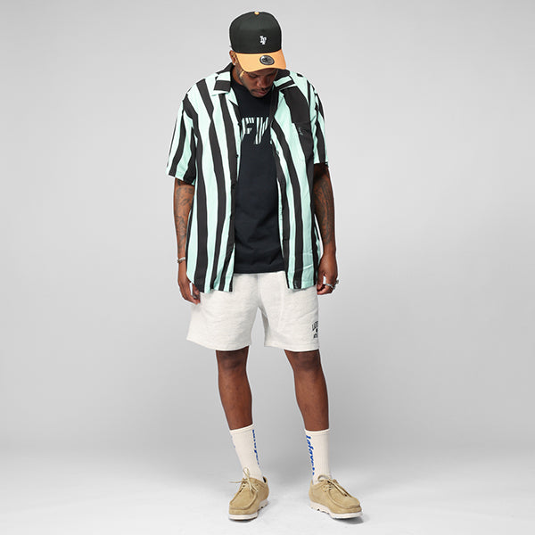 Distorted Stripe S/S Shirt