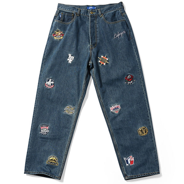 All Over Emblem Denim Pants BAGGIE FIT