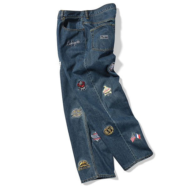 All Over Emblem Denim Pants BAGGIE FIT