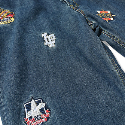 All Over Emblem Denim Pants BAGGIE FIT