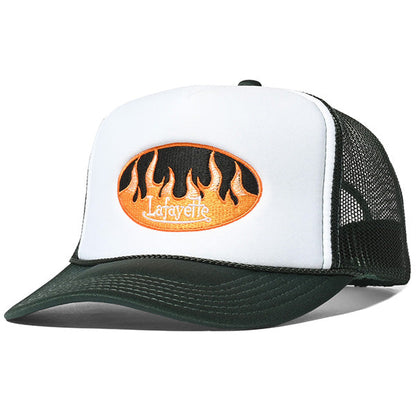 Fire Logo Trucker Cap