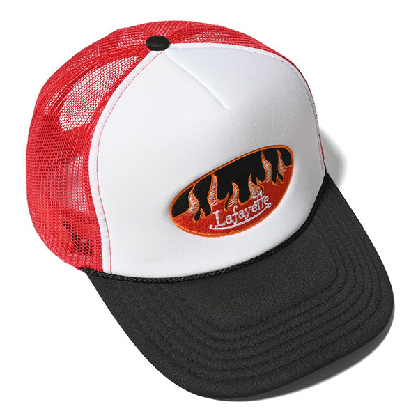 Fire Logo Trucker Cap