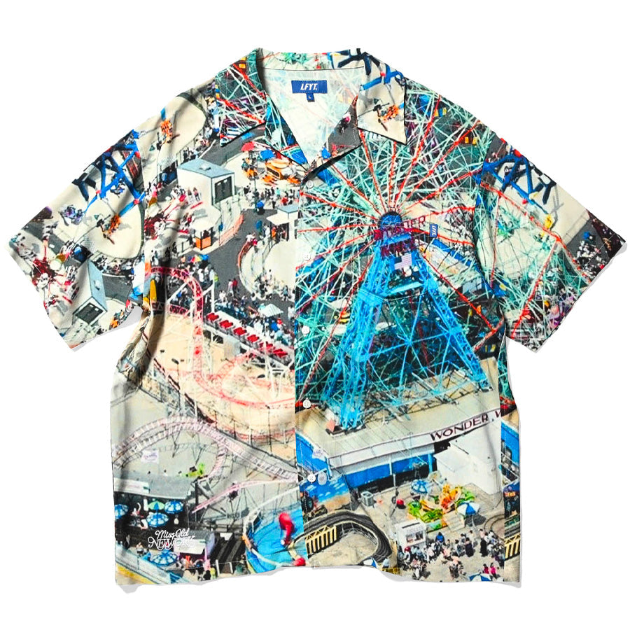 LFYT ( ラファイエット ) OLD NEW YORK S/S SHIRT -90s WONDER WHEEL- 半袖開襟シャツ