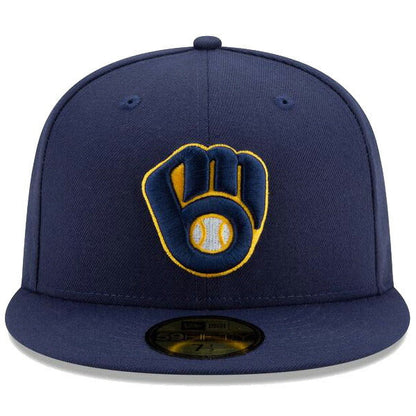 NEW ERA 59FIFTY MLB On-Field Milwaukee Brewers Cap