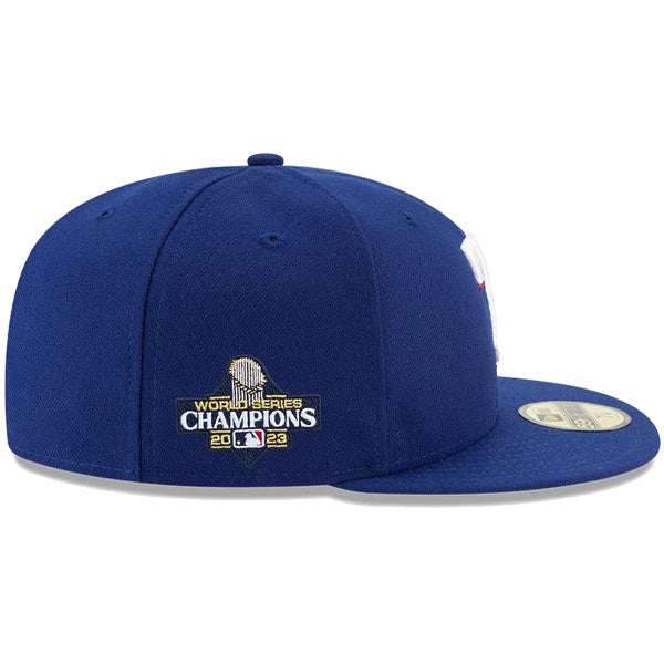 NEW ERA 59FIFTY 2023 MLB World Series Champions Patch Texas Rangers