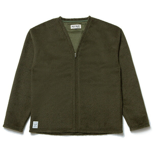 Fleece Melton Cardigan