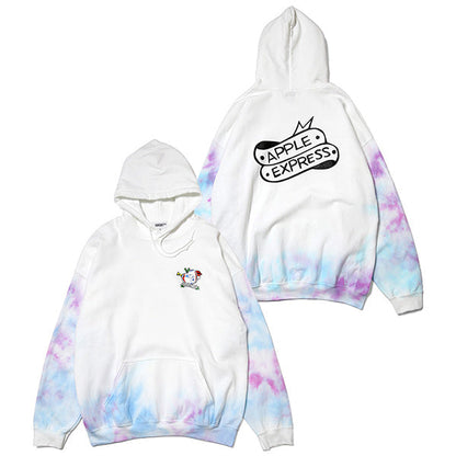 Apple Express Tie Dye Hoodie ft RAT HOLE STUDIO